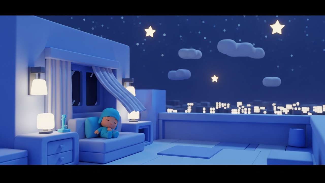 Calm Screen Calm craft Glow: Sleeping Pocoyo – 4K Relaxing Screensaver with Soft ...