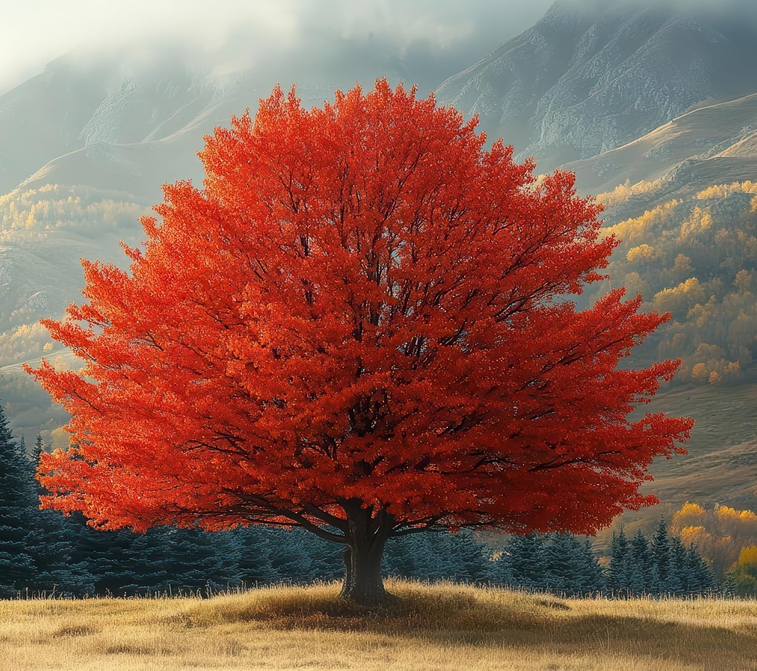 Red Oak Tree Seedlings for Planting - Fast Growing Privacy and Shade Trees (3 Seedlings)