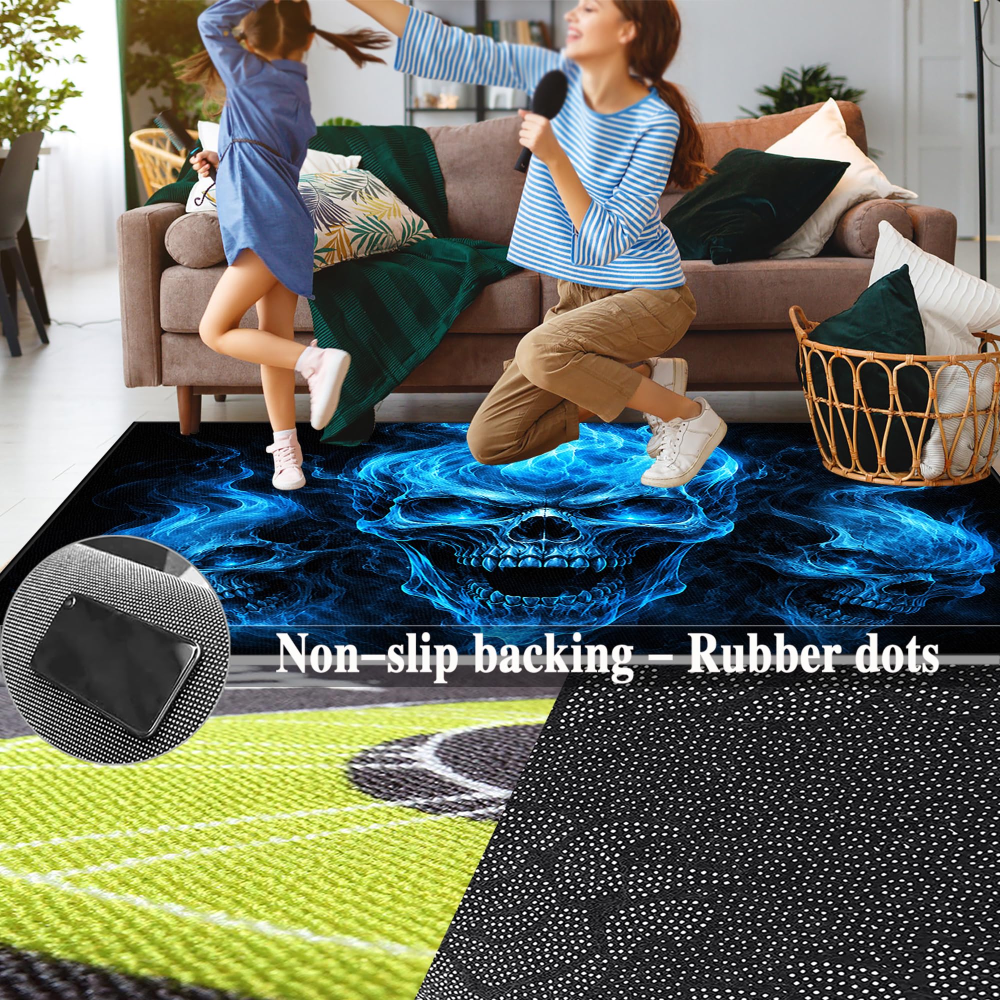 Tapis Batterie Insonorisé Tapis de Tambour Moquette Antidérapante Tapis pour Batterie Acoustique Grosse Caisse Claire Batterie électronique Kits Instruments de Musique Tapis de Sol 150 x 120 cm
