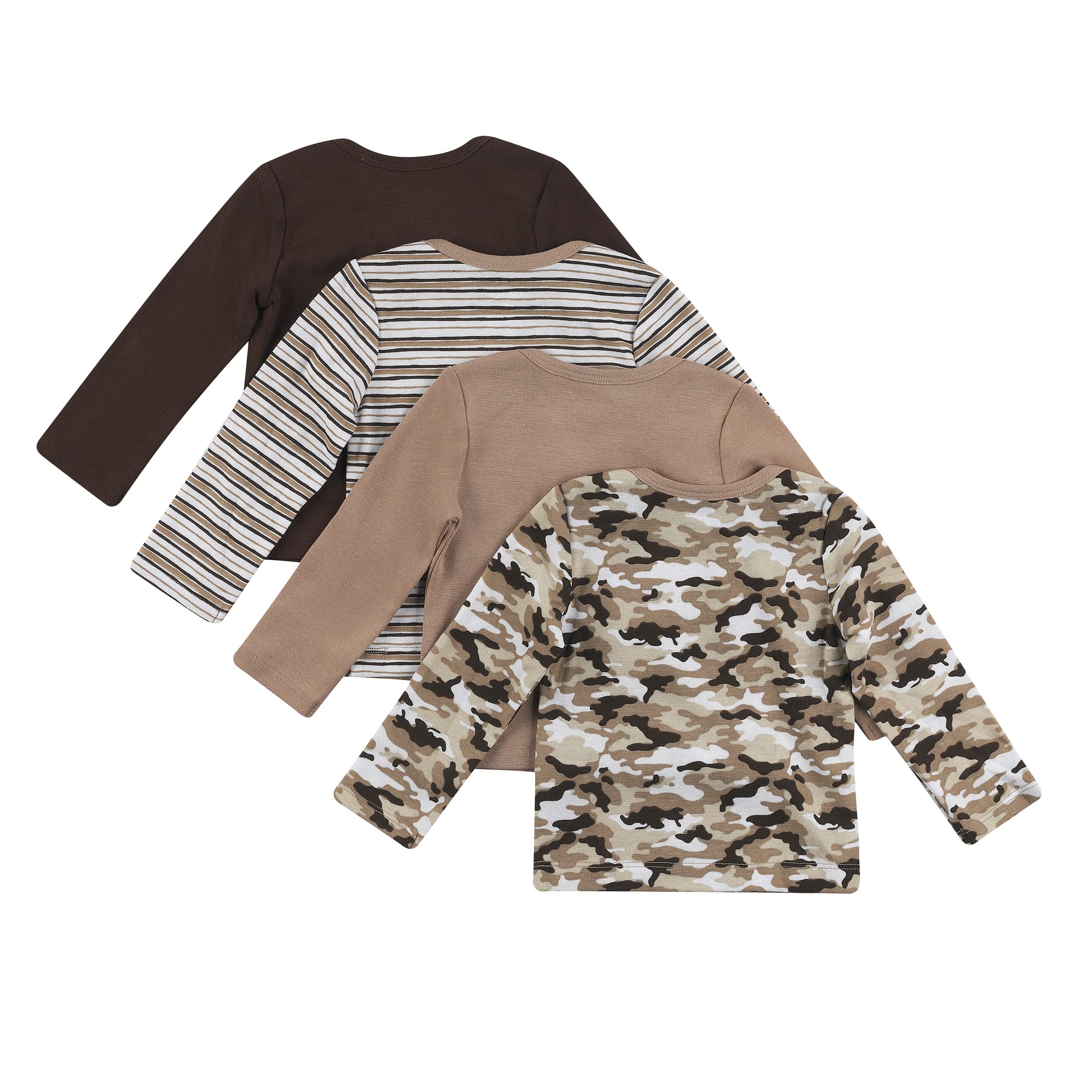 Hanes Lot de 4 pulls à manches longues pour bébé et tout-petit