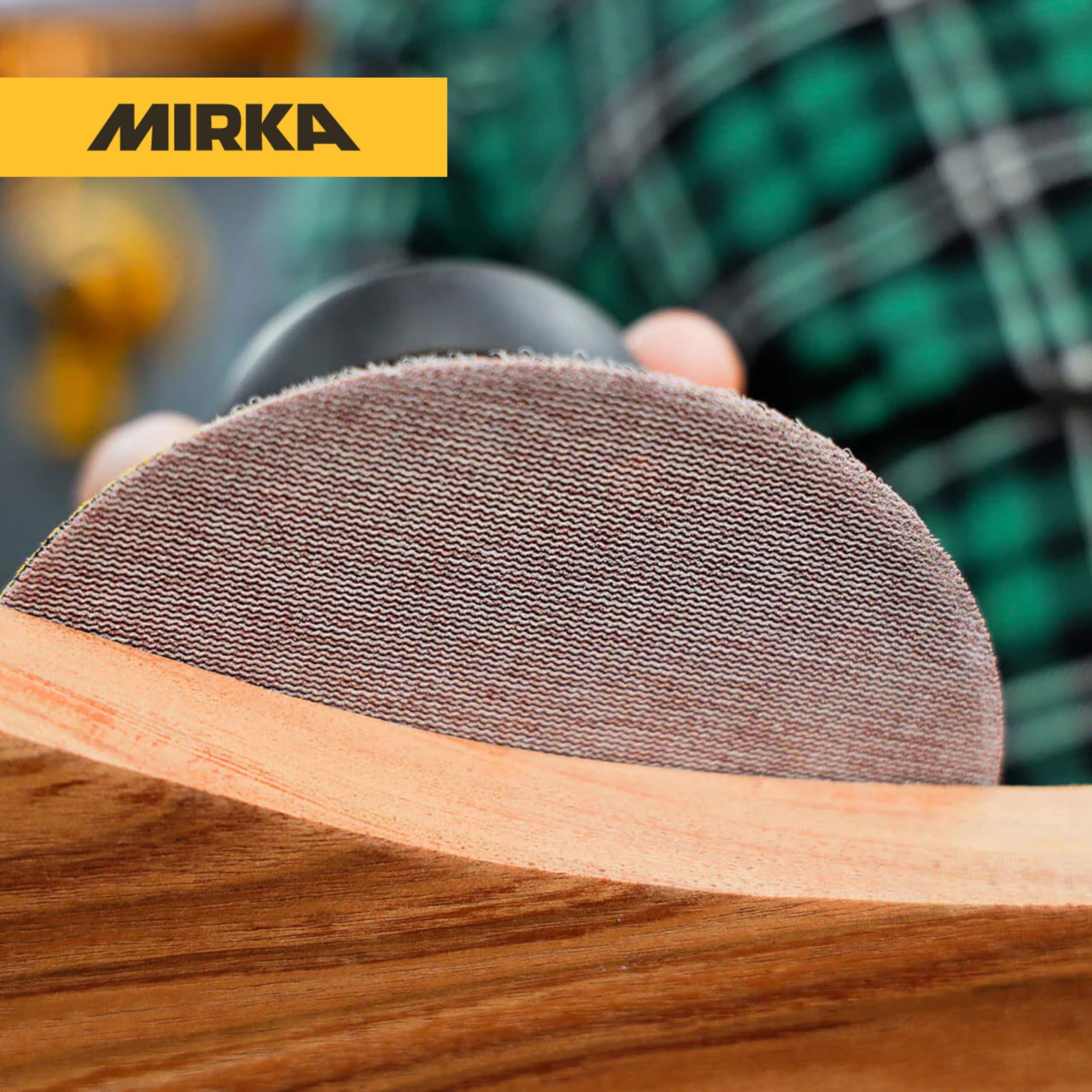 Mirka Schleifscheiben Abranet Ace Ø 150 mm Klett P1000 50 Stück | Teilkeramisch für harte Oberflächen optimal geeignet kompatibel mit allen 150mm Exzenterschleifern und Schleifmaschinen