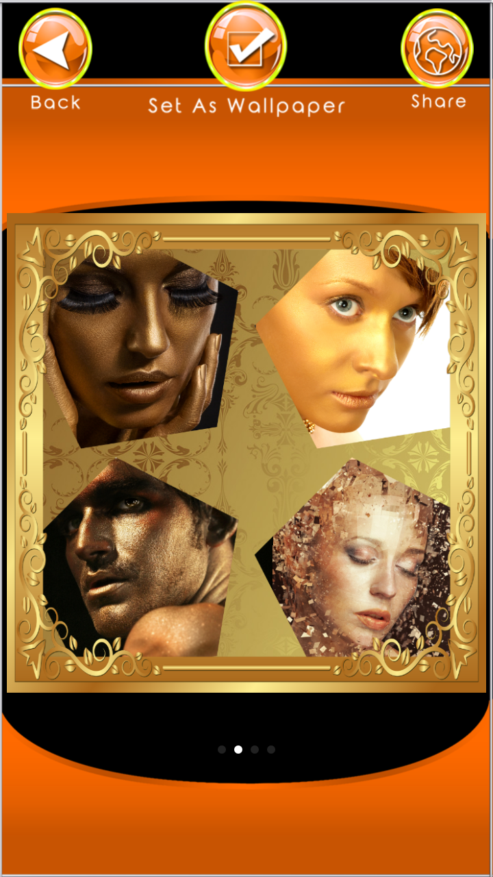 Gold Photo Collage Maker App on Amazon Appstore