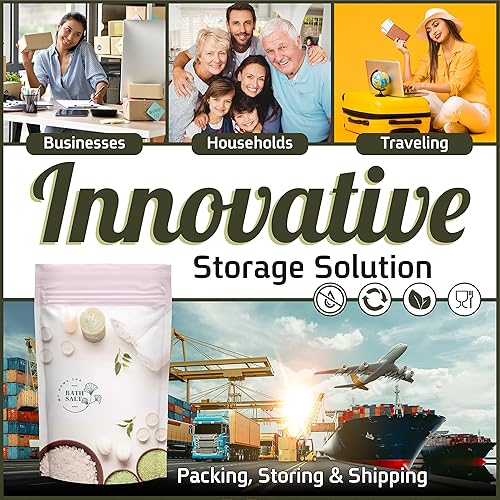 Miniatura 9 de Bolsas de pie resellables de 4 x 6 pulgadas, 100 unidades, herméticas, impermeables, con cierre de cremallera yo sellado térmico, bolsa de papel de