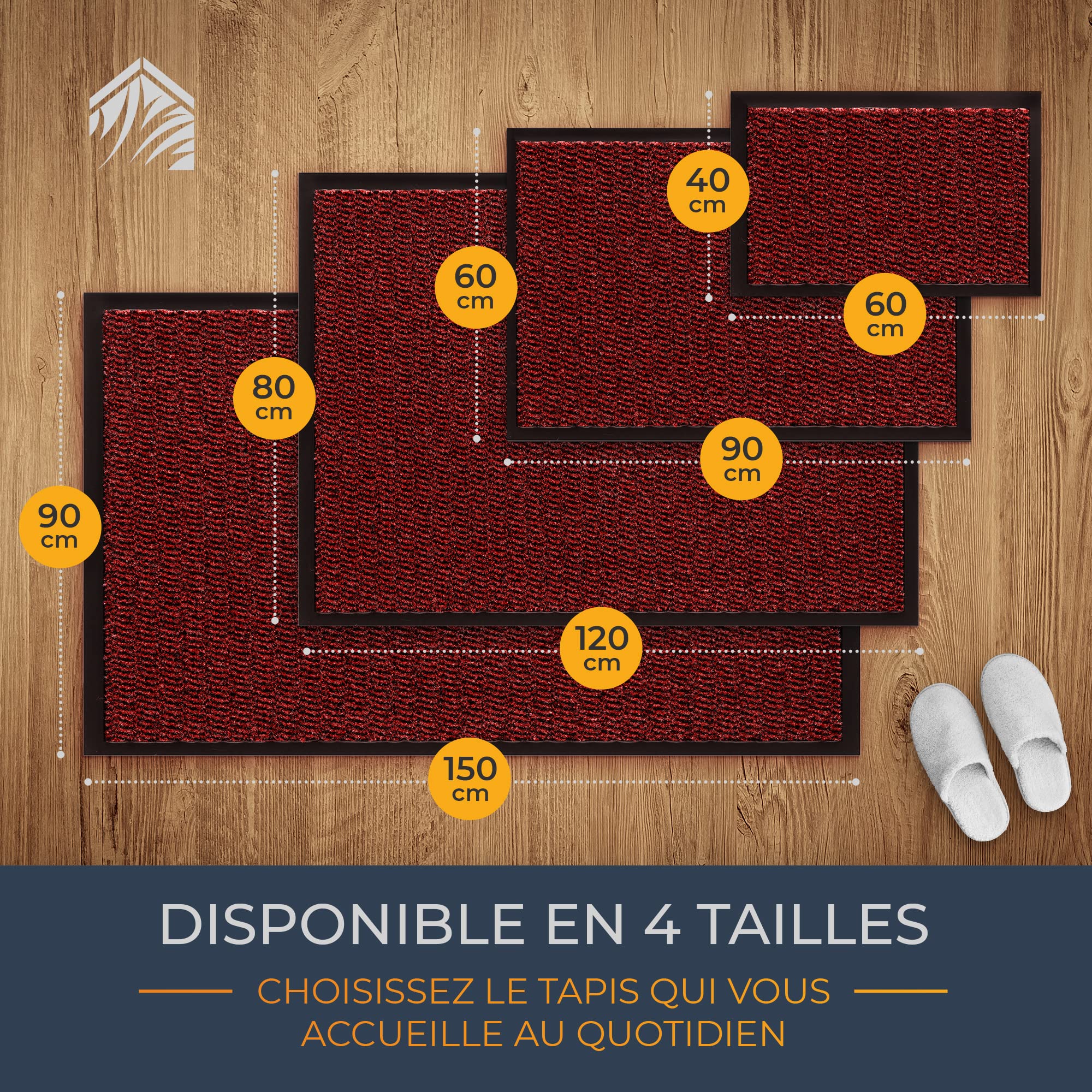 TIMELEOS Paillasson avec très Forte Absorption de la saleté et de l'humidité - Imperméable et Lavable - Résistant - Gris (80_x_120_cm, Citron Vert TIMELEOS Paillasson avec très Forte Absorption de la saleté et de l'humidité - Imperméable et Lavable - Résistant - Gris (80_x_120_cm, Citron Vert