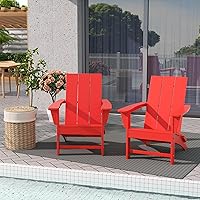 Vista 9 de WestinTrends Ashore Modern - Silla plegable Adirondack para exteriores (juego de 2), color lima