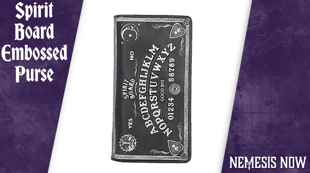 Nemesis Now Spirit Board Schoudertas, Zwart, 23cm