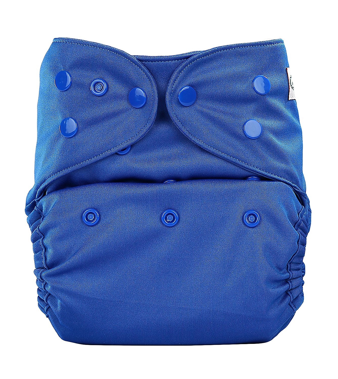 Bumberry Cloth Diaper Cover With 1 Natural Bamboo Insert Perfect For Babies Between 6-36 months, 7 to 15 Kgs, Deep Blue (Adjustable, Washable & Reusable Diaper Cover With 1 Soaker)
