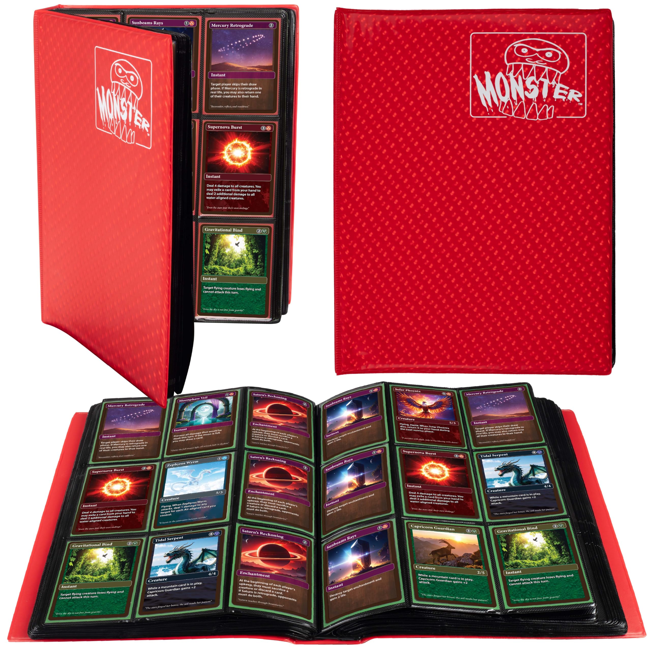 Amazon.com: Monster Mega XL 9 Pocket Trading Card Album- Twice as