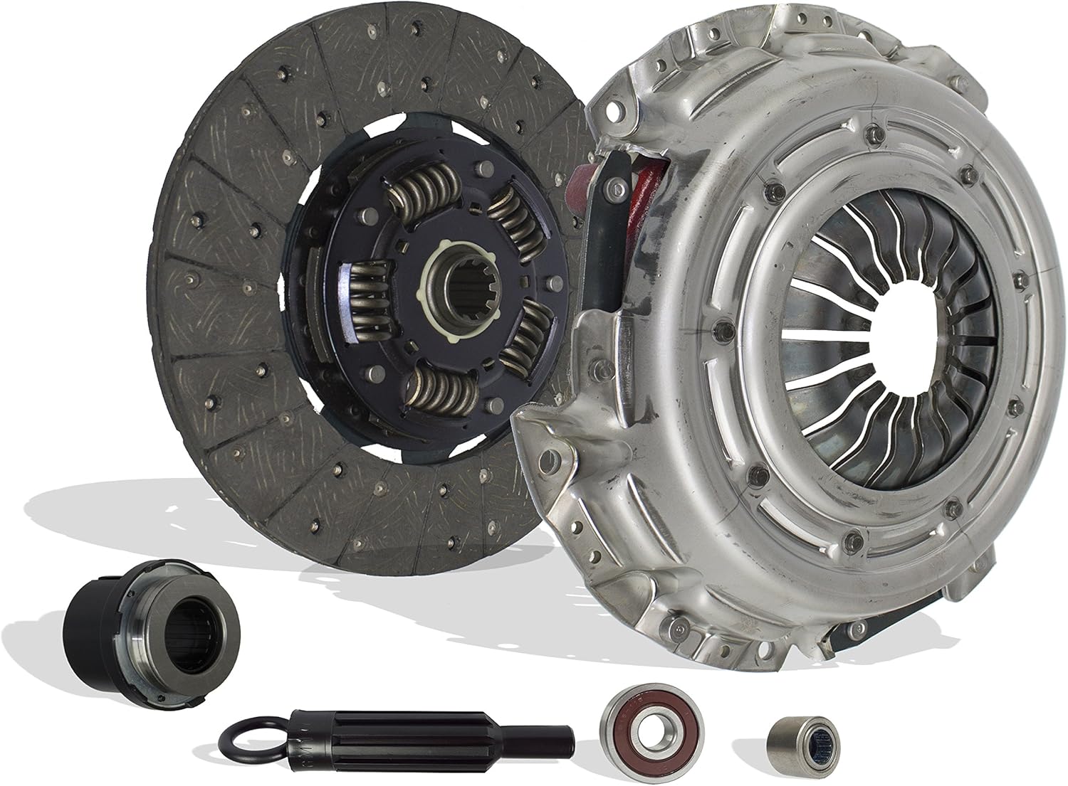Clutch Kit Compatible With Blazer S10 C1500 P30 Jimmy Savana Sonoma 1500 K1500 Ls Xtreme Envoy Diamond Base Sle Sl 1996-2003 4.3L V6 GAS OHV Naturally Aspirated (04-153)