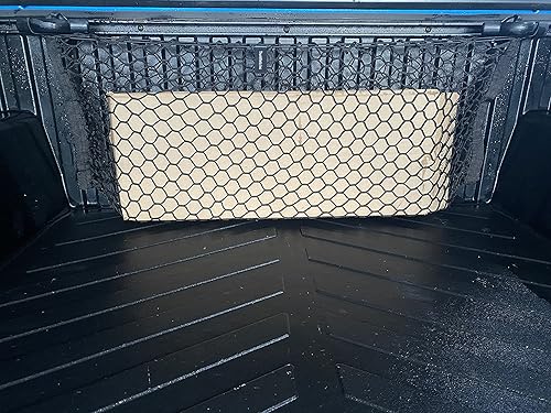 Miniatura 1 de Red de carga elástica para maletero de Toyota Tacoma 2005-2024  Organizadores y almacenamiento de maletero de primera calidad  Red de equipaje para