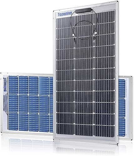 Miniatura 9 de 2PCS paneles solares flexibles de 100W 12V celda monocristalina 9BB 12 voltios semi-flexibles para marina RV remolque barco cabaña furgoneta