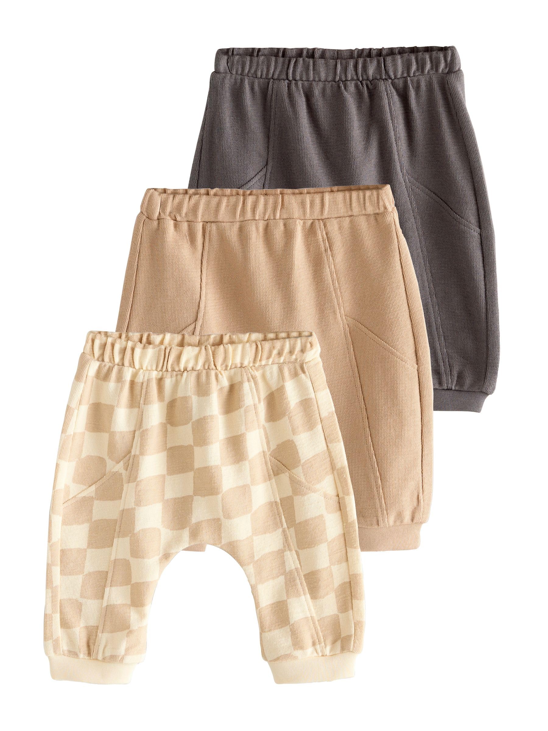 NEXT Bebés niño Pack de 3 pantalones de chándal de bebé