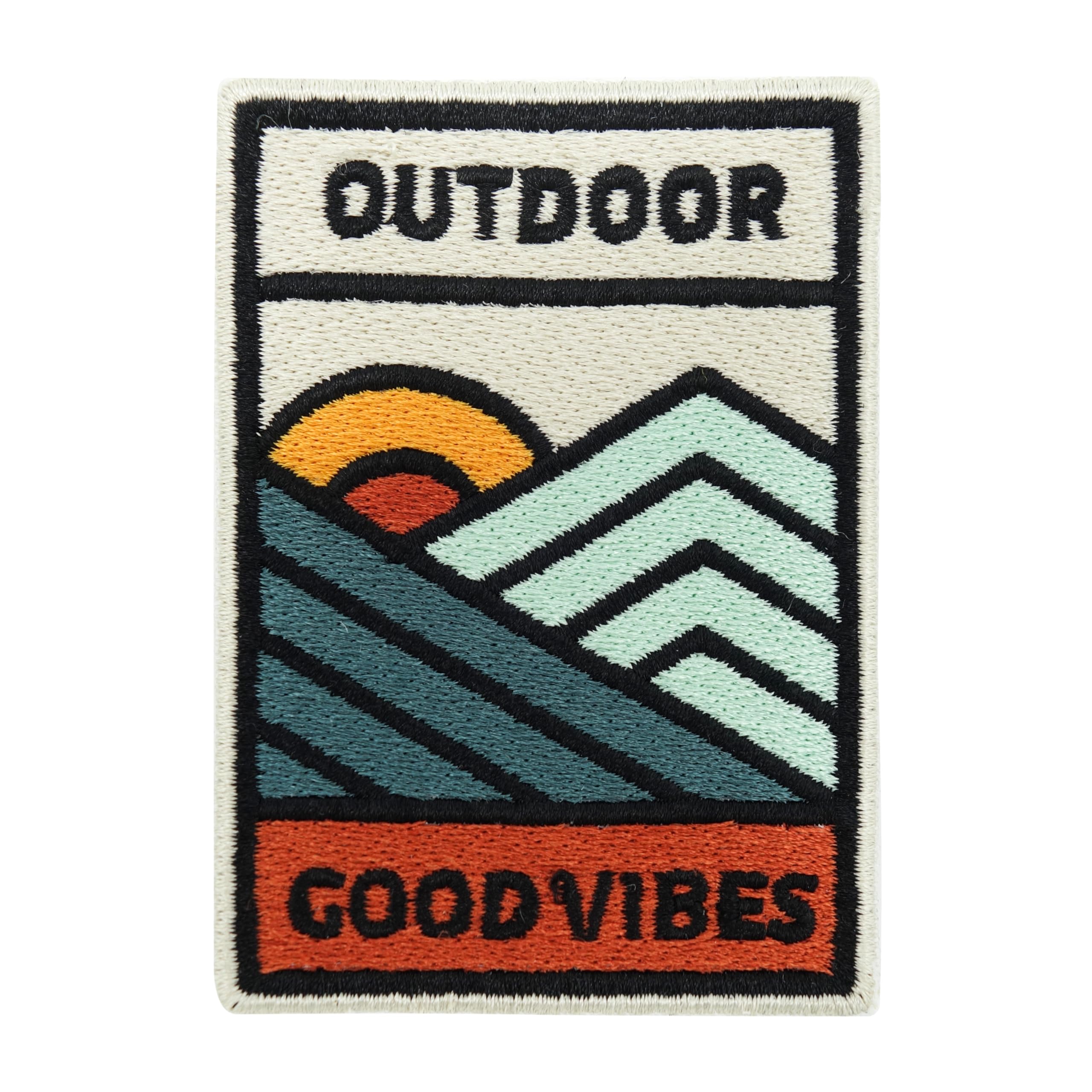 Finally Home Velcro Patch - Outdoor Good Vibes | Backpack Velcro Patches, Outdoor Velcro Patch, Hiking Patch, Nature Badge, Mountains Badge