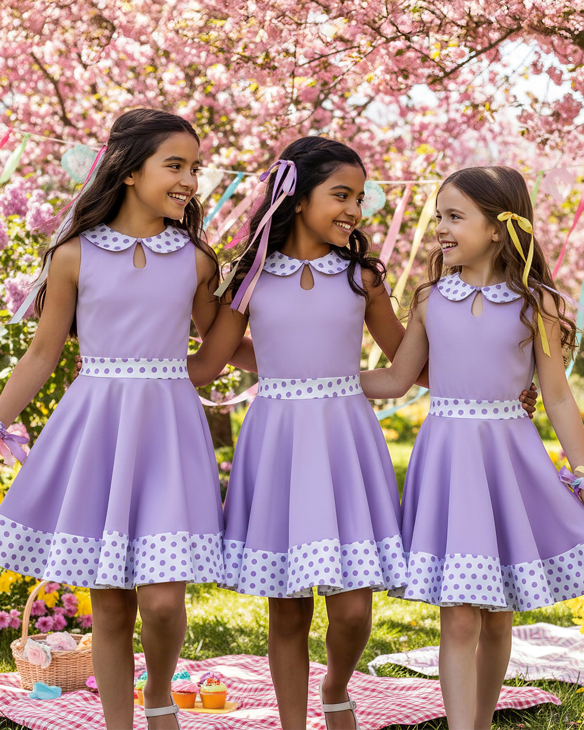 BlackButterfly Vestido Niña Zoey Cuello Peter Pan