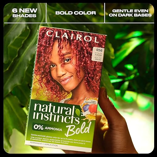 Miniatura 10 de Clairol Natural Instincts Bold - Tinte permanente para el cabello, color violeta passiflora V26, paquete de 1 unidad