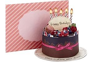 Hallmark Birthday Cake Flower Pop-Up Card