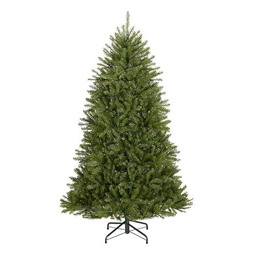 National Tree Company Artificial Full Christmas Tree, Green, Dunhill Fir, Includes Stand, 6.5 Feet