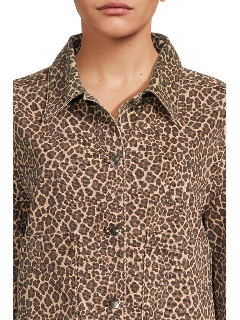 Brown Madewell Swing Jacket In Leopard Print