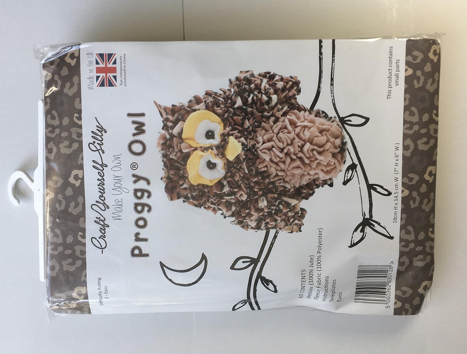 Proggy Mat Owl Rag Rug Kit Patterned Amazon.co.uk Home & Kitchen