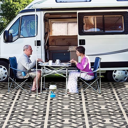 Miniatura 71 de SAND MINE Alfombras reversibles, alfombra de paja de plástico, alfombra de área moderna, alfombra de pavimento grande y alfombra para exteriores