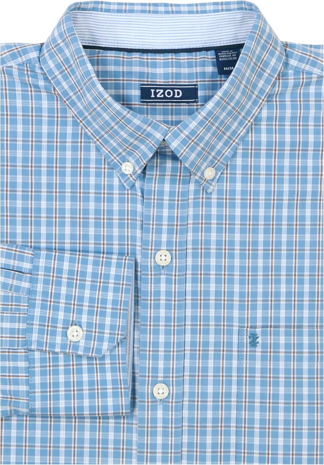 Izod Mens Performance Comfort Long Sleeve Shirt - Image 3