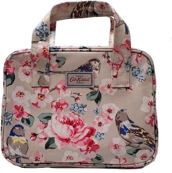 Cath Kidston box zip bag in meadowfiled birds design ideal for lunch