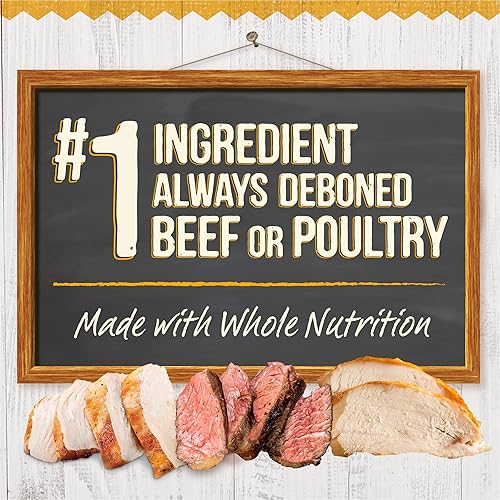 Miniatura 5 de Merrick Kitchen Comforts - Salsa húmeda para perros paquete variado de carne real y arroz integral con granos lata de 127 onzas