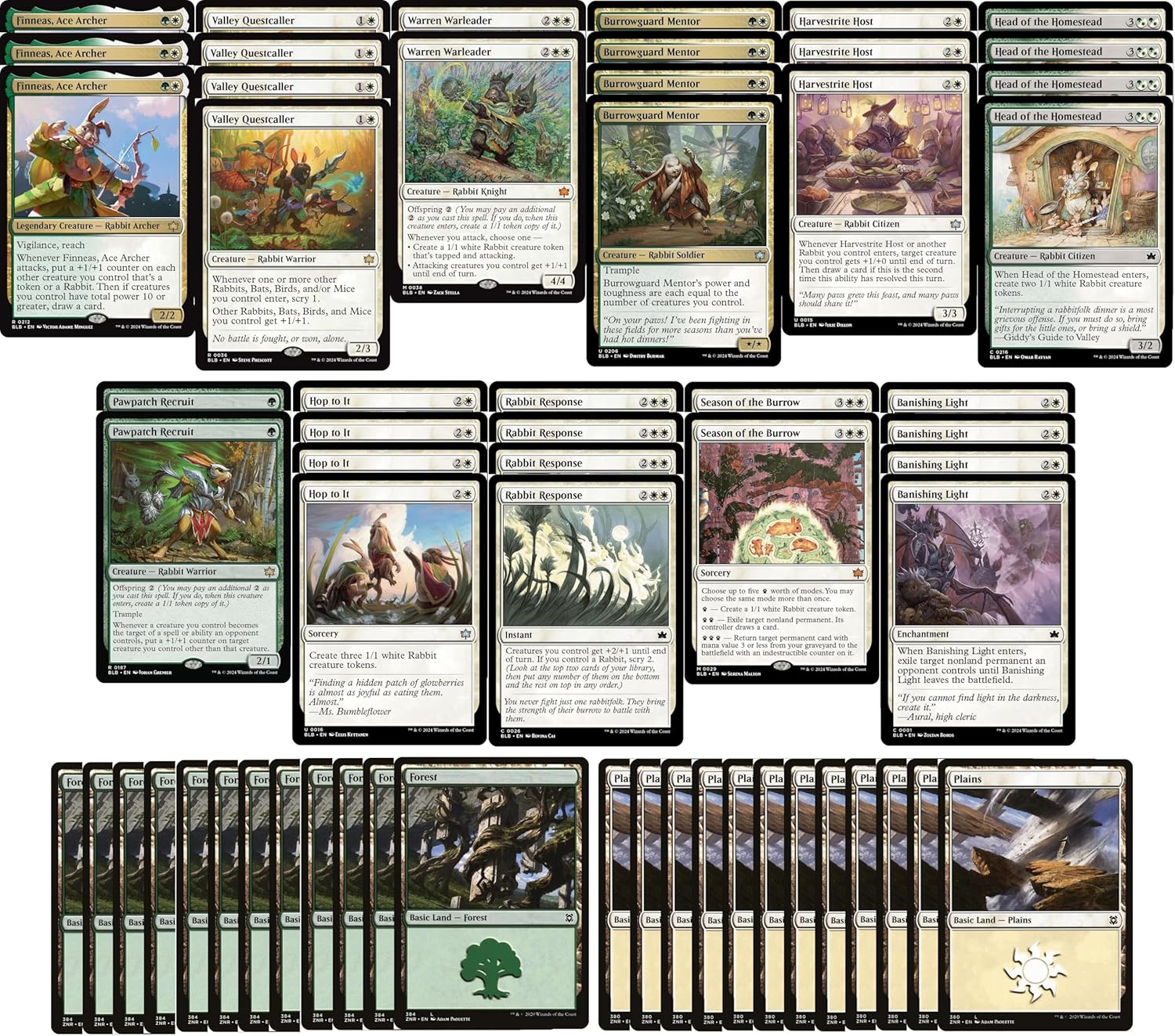 Amazon.com: Elite Rabbit MTG Deck - Selesnya Green White - Modern ...