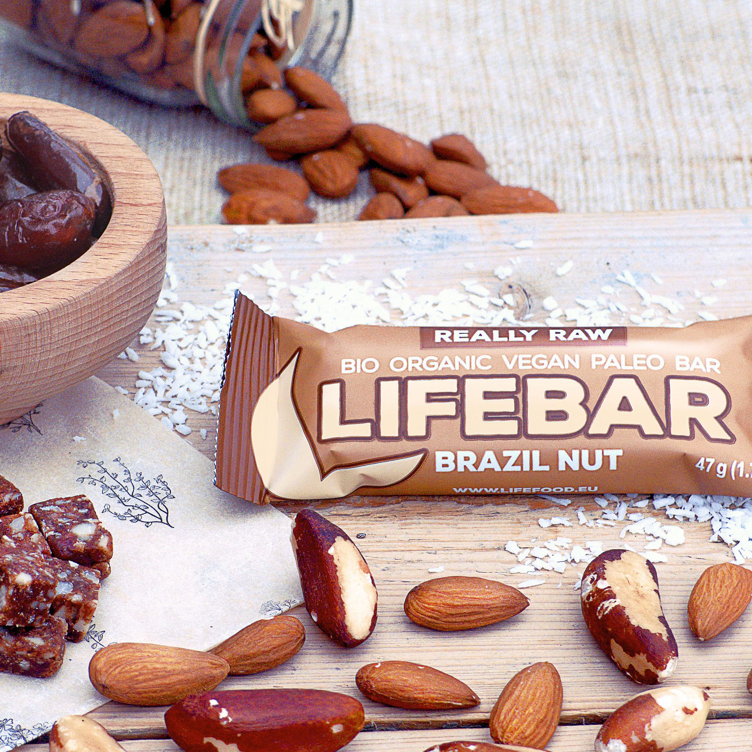 lifefood Lifebar Brazil Roh Bio, 15er Pack (15 x 47 g)