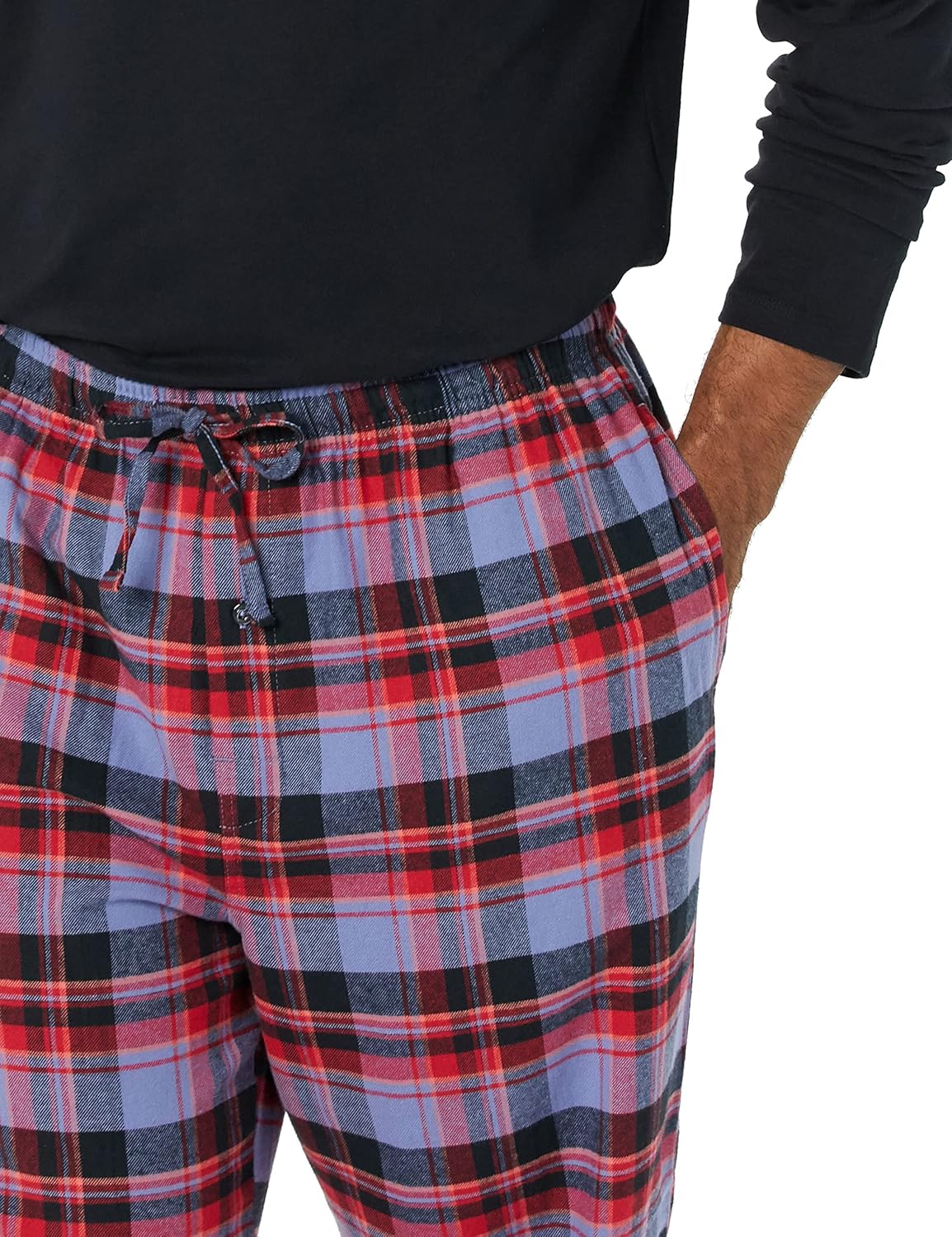 Amazon Essentials Men's Flannel Pant and Long-Sleeve T-Shirt Pajama Set - Image 5