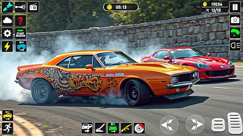 Course de drift extrême, pilotage et cascades dans Turbo Racing 3D – vue 3