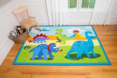 Miniatura 2 de Wildkin Alfombra infantil de 39 x 58 pulgadas para niños y niñas, ideal para aulas, salas de juegos y dormitorios con respaldo antideslizante,
