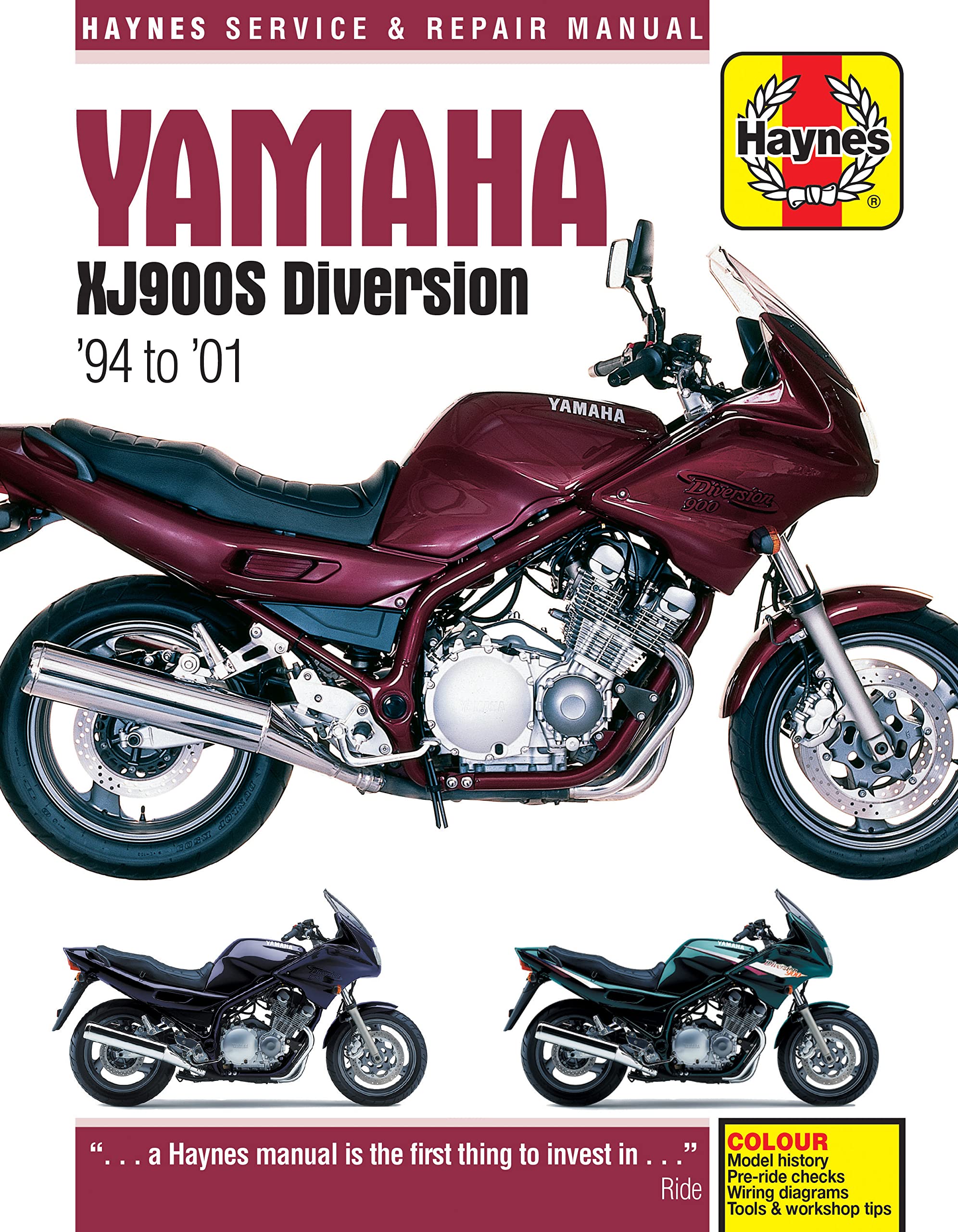 Yamaha XJ900S Diversion 94  01 Haynes Repair  by Haynes Publishing PAPERBACK