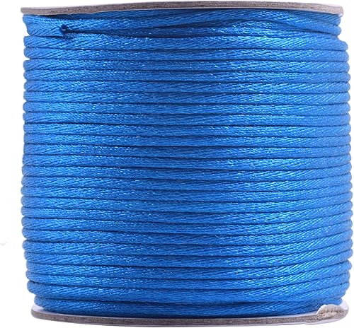 Vista 122 de KONMAY - Cuerda de nailon para hacer manualidades tipo bisutería, macramé o crochet, joyería, nudos chinos, Kumihimo, disponible en varios tamaños