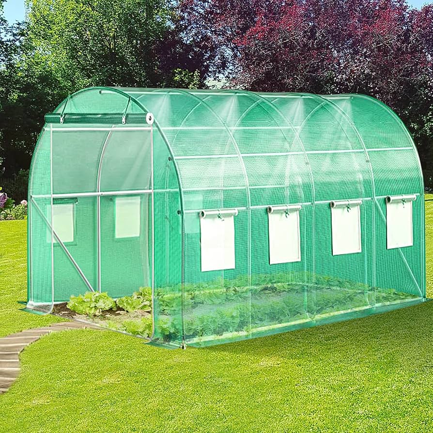 Amazon.com : KANAGAWA L20'xW10'xH7' Large Green Walk-in Tunnel