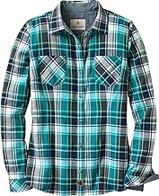 Legendary Whitetails Women’s Long Sleeve Plaid Flannel Button Up Shirt 100% Cotton