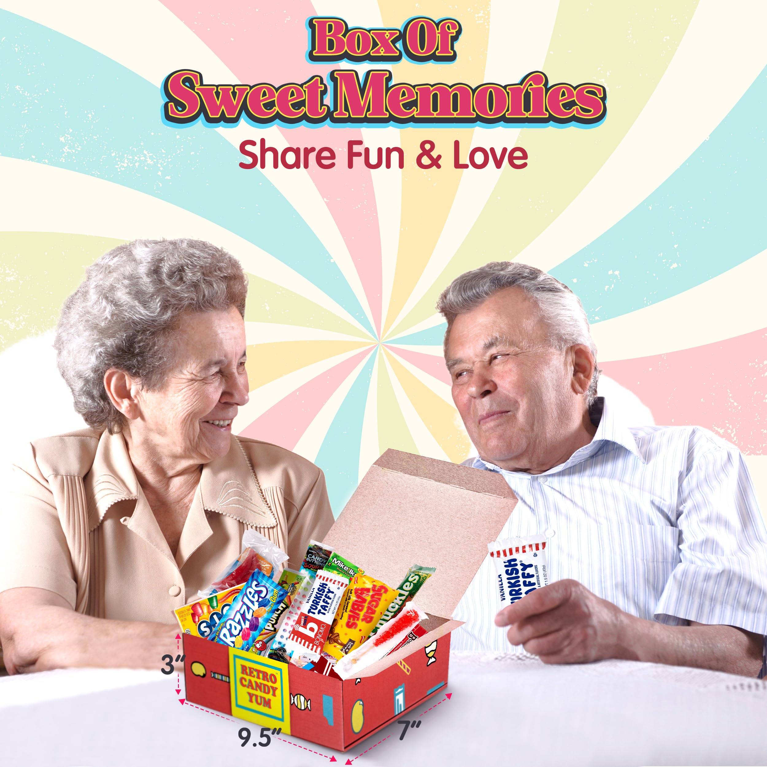 Amazon.com : 1963 Nostalgic Candy Box | 63rd Birthday Gift | 30