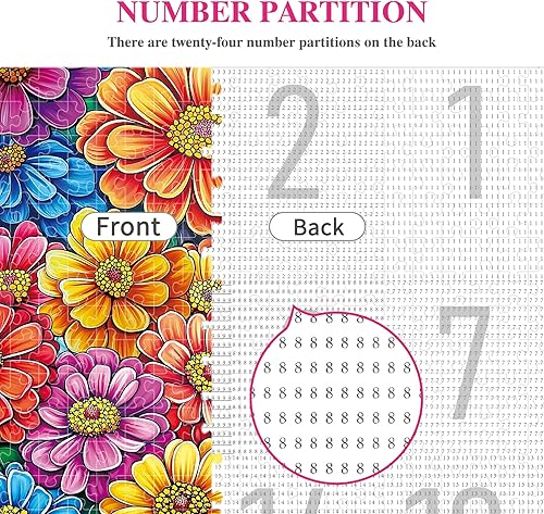 Miniatura 3 de ALL4JIG Rompecabezas divertidos de pintura de flores para adultos y niños, 1000 piezas, regalo de Papá Noel secreto de Navidad, regalos de elefante