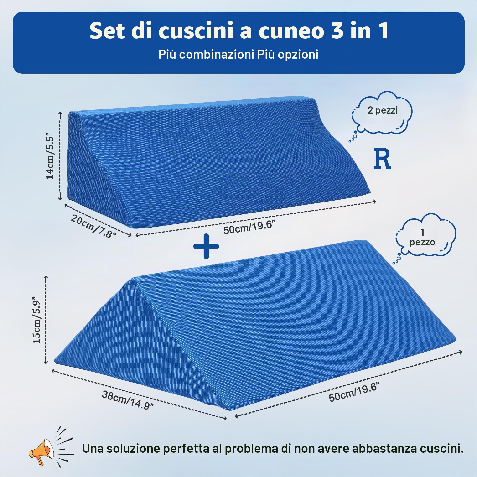 Fanwer Cuscino a cuneo per anziani