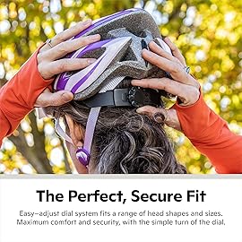 Schwinn Thrasher Helmet for Adults, White, Size 58-62 cm for Riders Ages 14+, Lightweight Microshell, Adjustable Dial and Straps, Interior Padding, 20 Air Vents, Removable Visor, Adult Bike Helmet