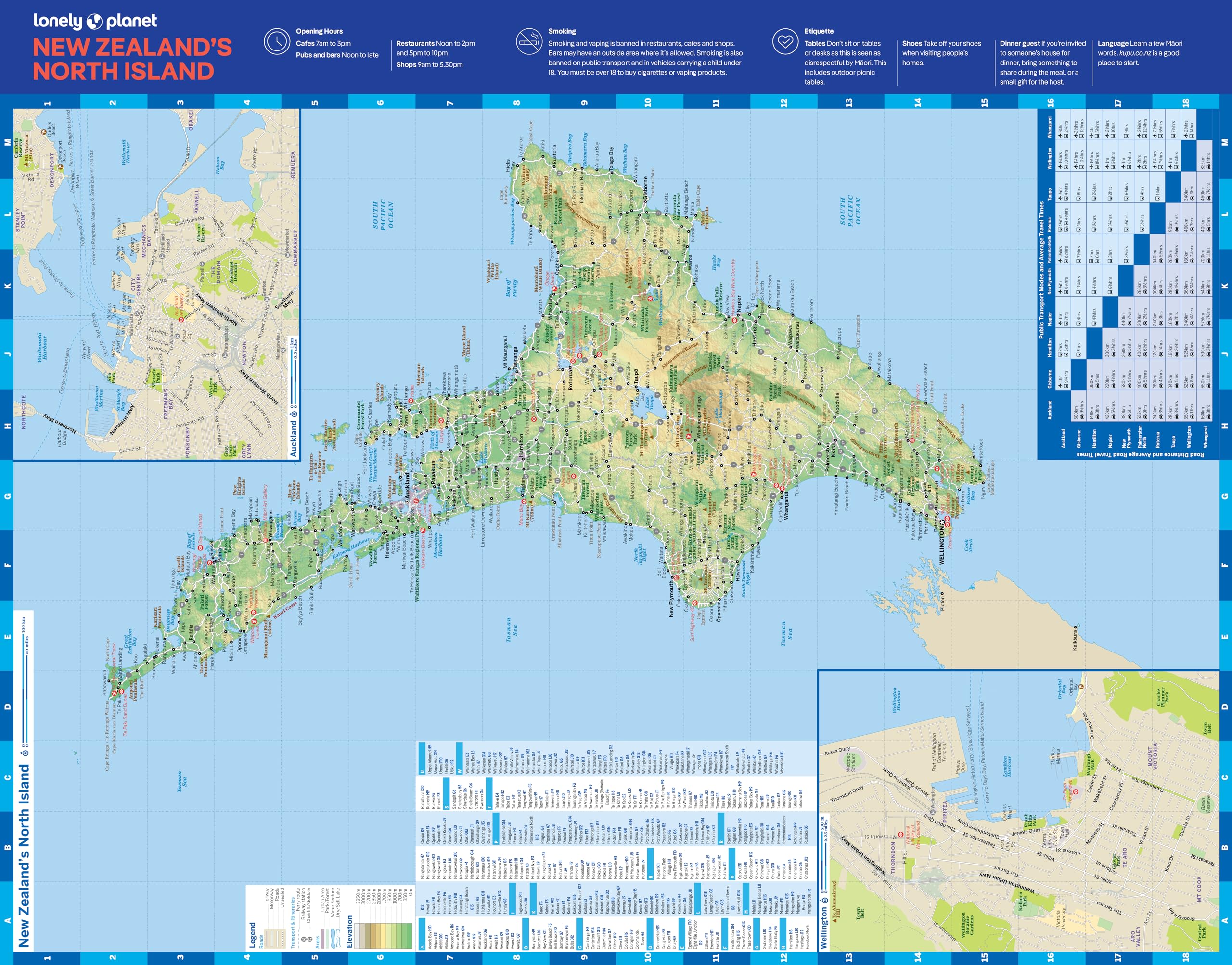 New Zealand's North Island Planning Map 2ed -anglais-