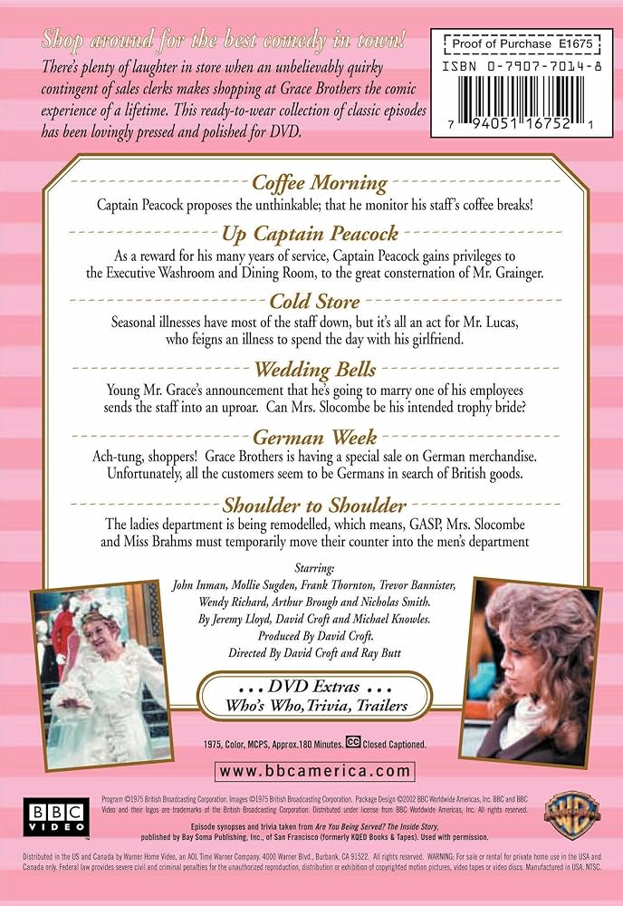 その他 Are You Being Served 3: Classic Years [DVD] Are You Being Served? [DVD]: Amazon.co.uk: Mollie Sugden