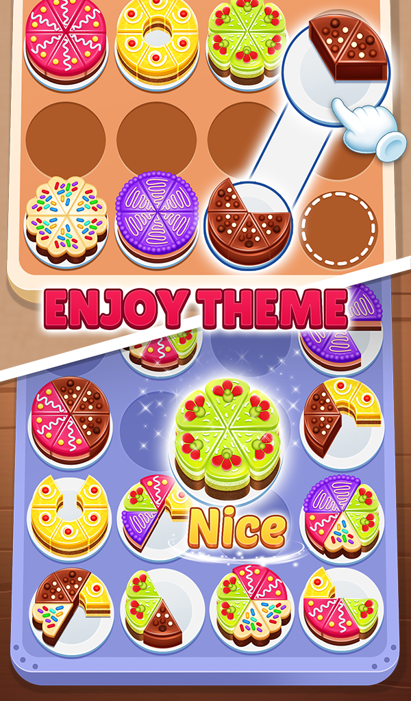 Cake Sort 3d - Match and Merge - App on Amazon Appstore