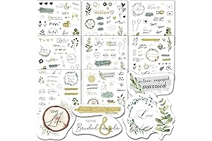 Wedding Scrapbook Stickers: A Touch of Glamour for Your Cherished Memories