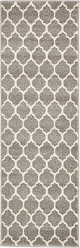 Vista 203 de Unique Loom Trellis Collection - Alfombra estilo marroquí de enrejado gris oscuro (8' 0 pies x 11' 0 pies)