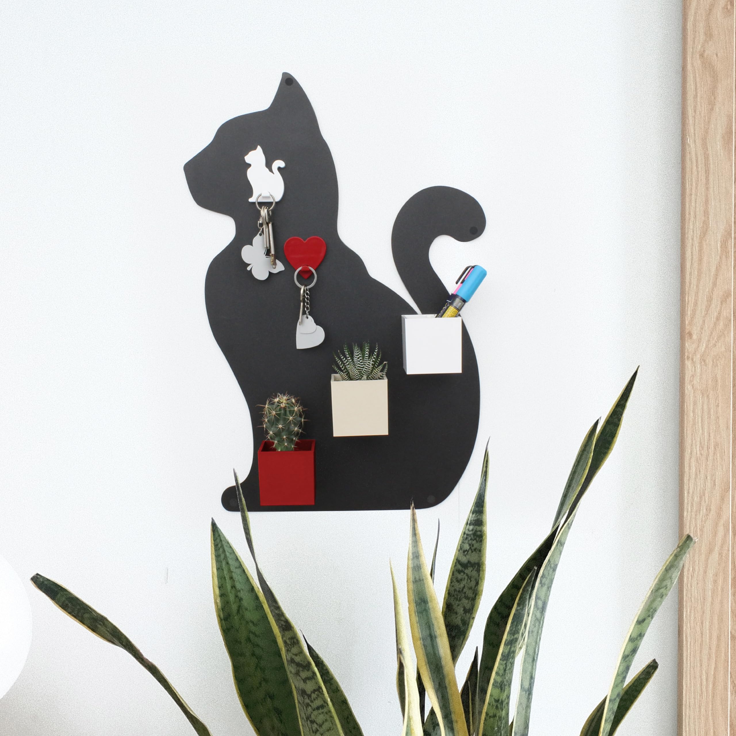 Groovy Magnets Stalen magnetisch rotatie wandplankje - Wit