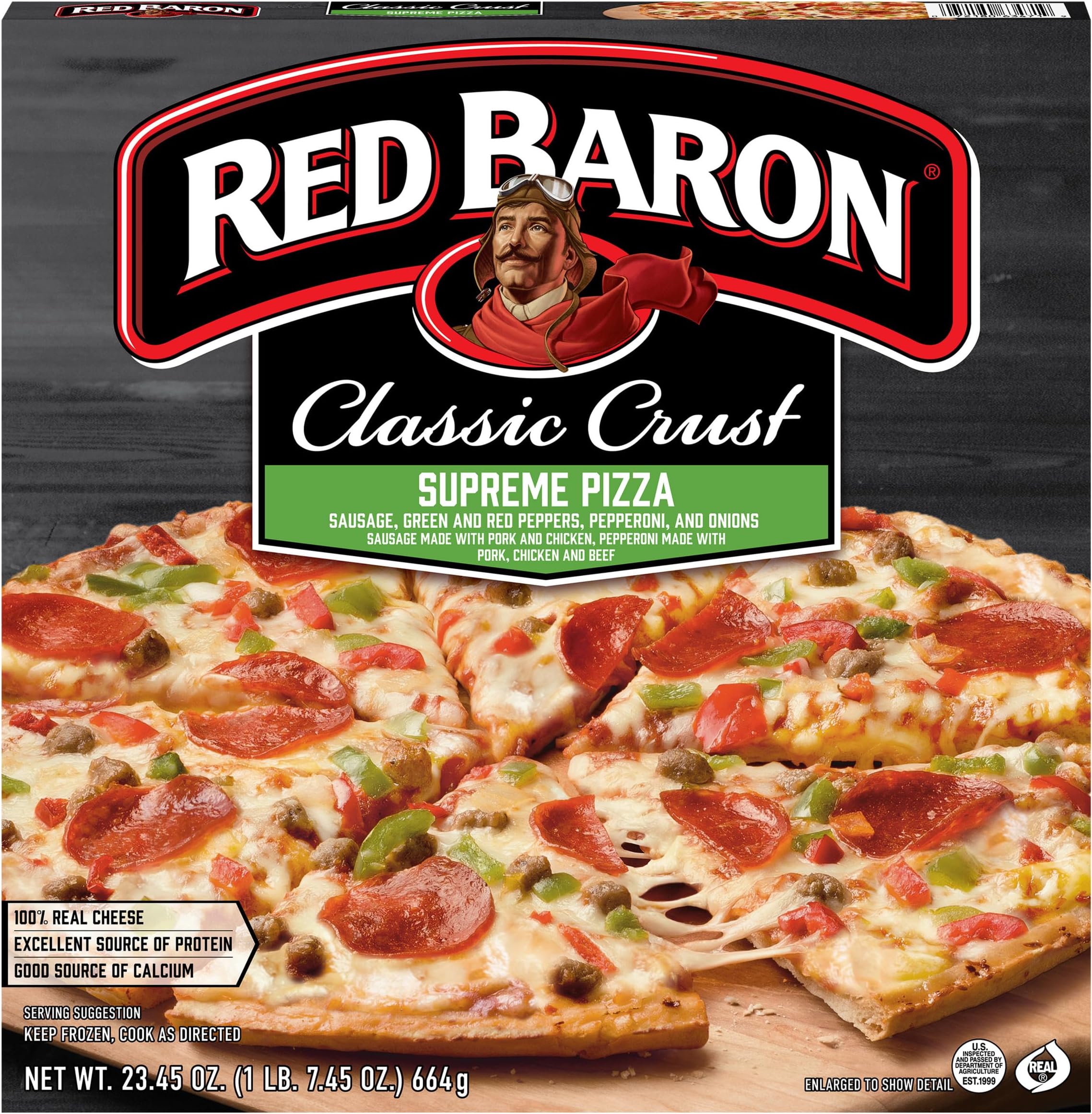 Classic Supreme Pizza, 23.45 oz (Frozen)
