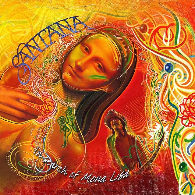 In Search Of Mona Lisa por Santana, capa do álbum
