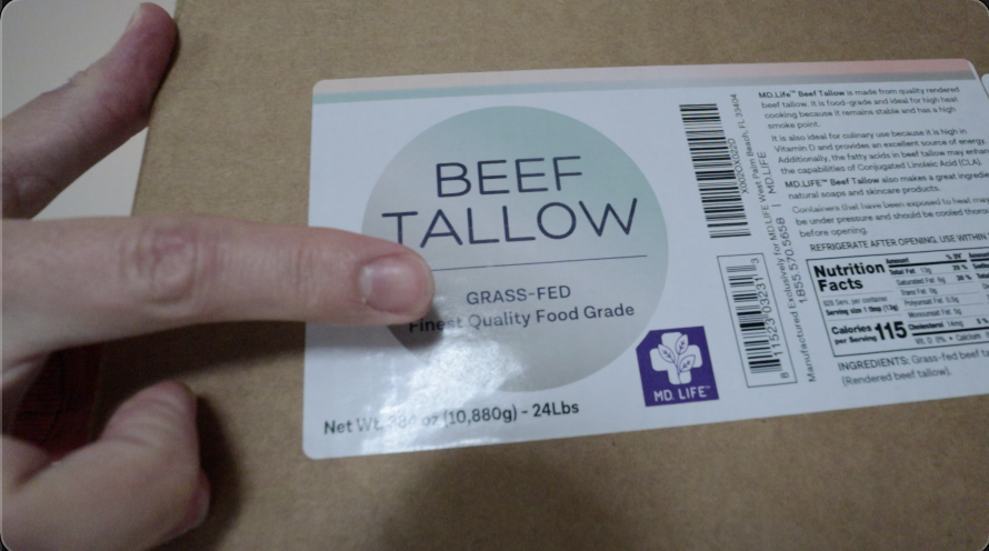 Best Bulk Beef Tallow? | MD Life 24 Lb Box Tallow