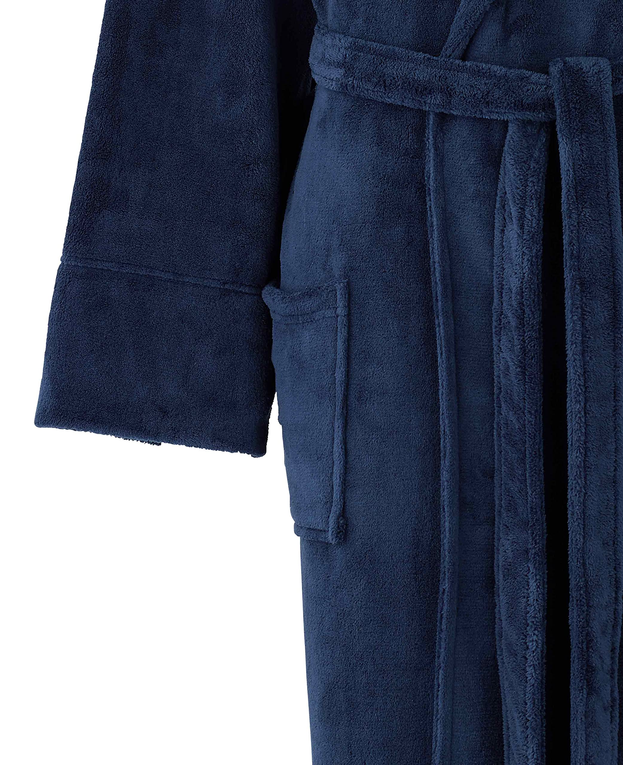 THE SAVILE ROW COMPANY LONDON Men's Lightweight Super Soft Warm Fleece Dressing Gown — view 3